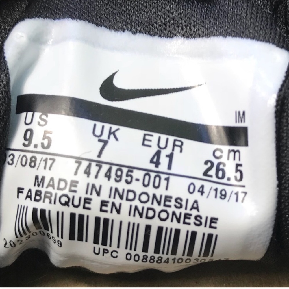 NWT Nike Kaishi NS Black/Metallic Silver WMNS - Picture 7 of 8